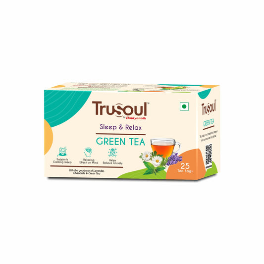 TruSoul Natural Herbal Sleep and Relax Green Tea-25 bags