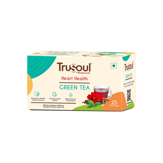 TruSoul Natural Herbal Heart and Health Green Tea -25 bags